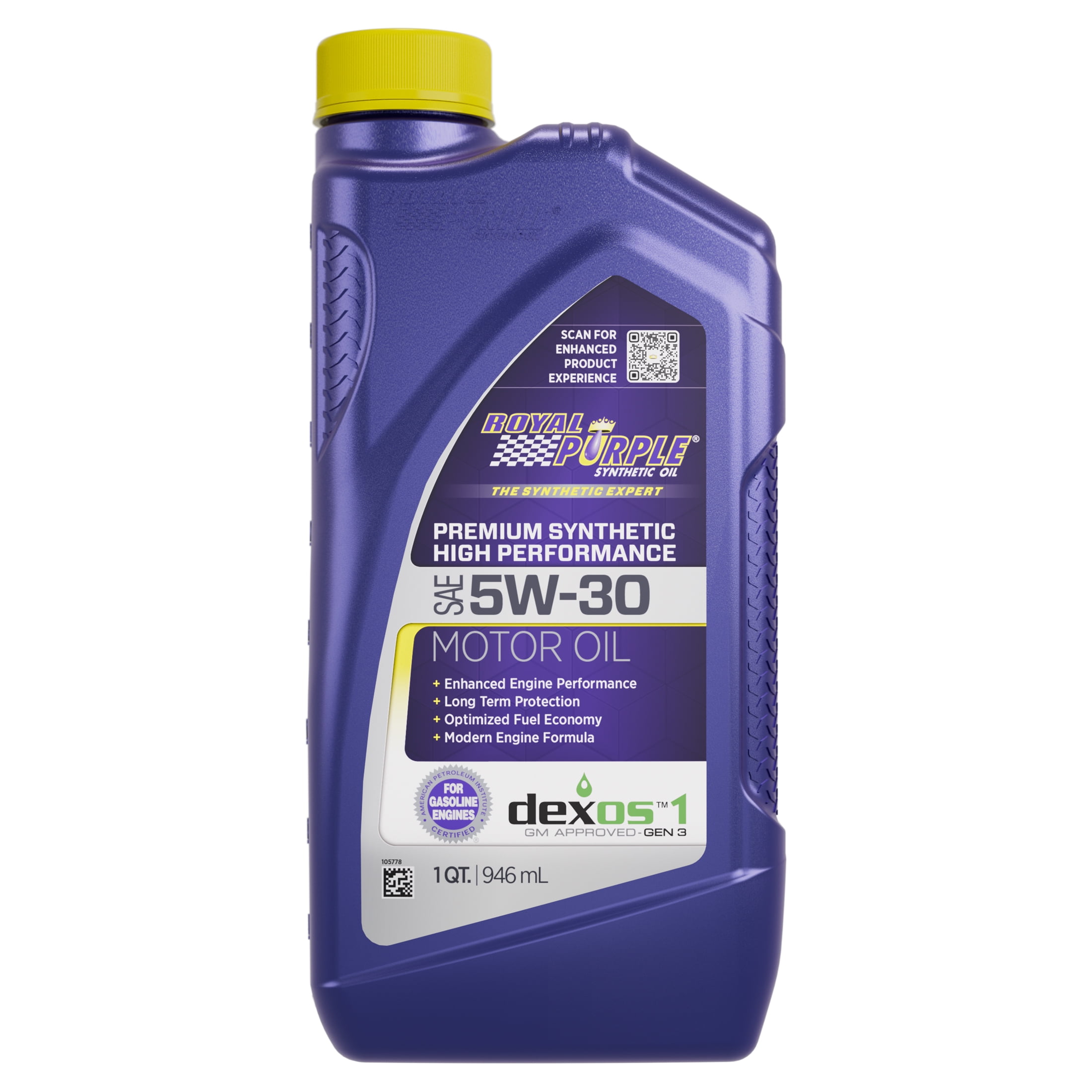 Royal Purple 5W-30 High Performance Synthetic Motor Oil 5 Quart