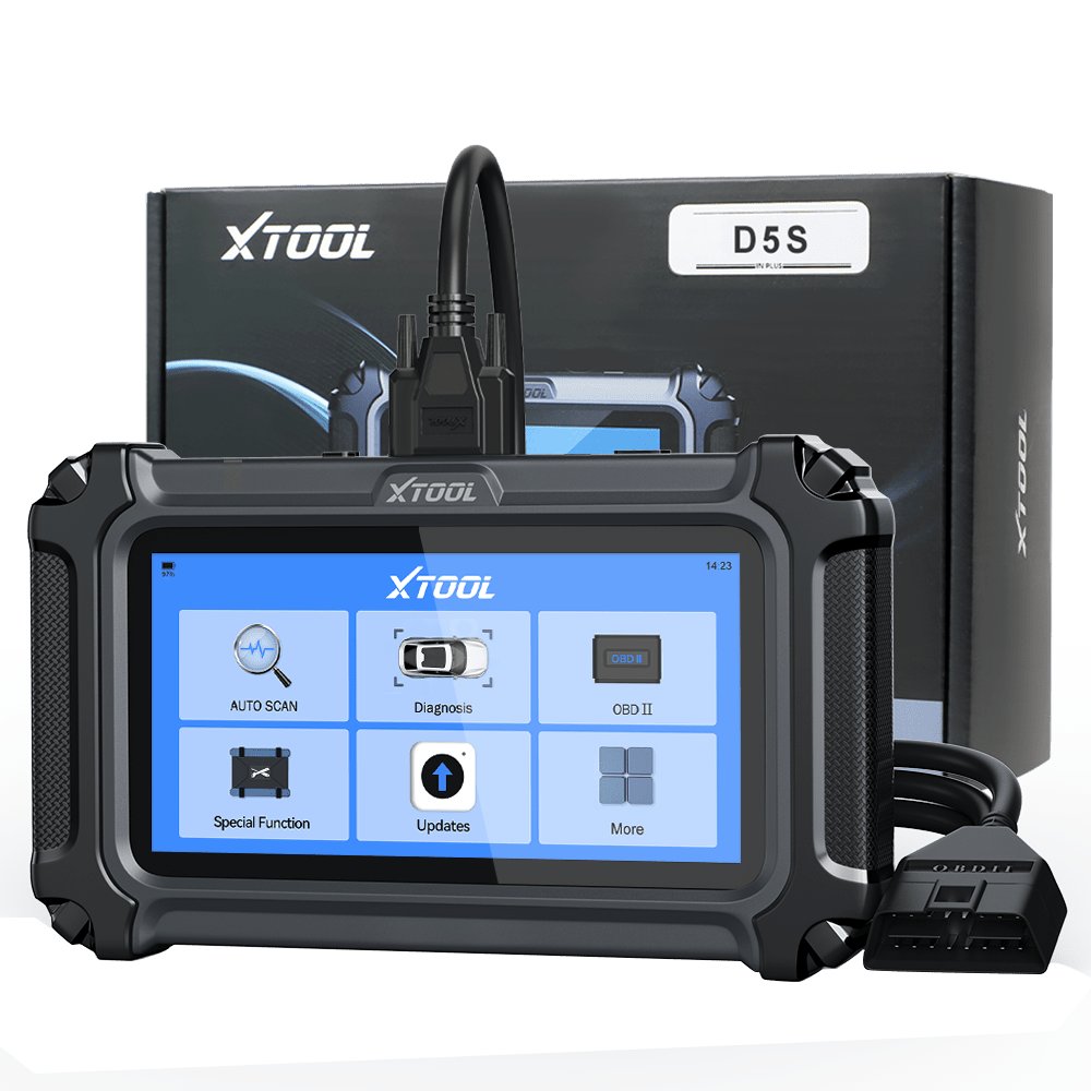 XTOOL D5S (2026) FCA OBD2 Scanner, Engine/Transmission/ABS/SRS, 16 Reset Services