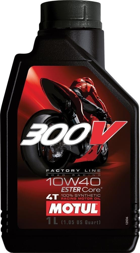 Motul 300V 4T Competition Synthetic Oil 10W-40, 1 Liter (104118)