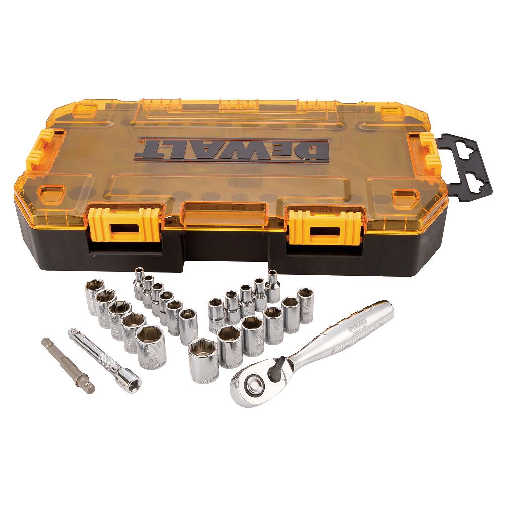 DEWALT DWMT73805 25-Pc 1/4in Drive Socket Set