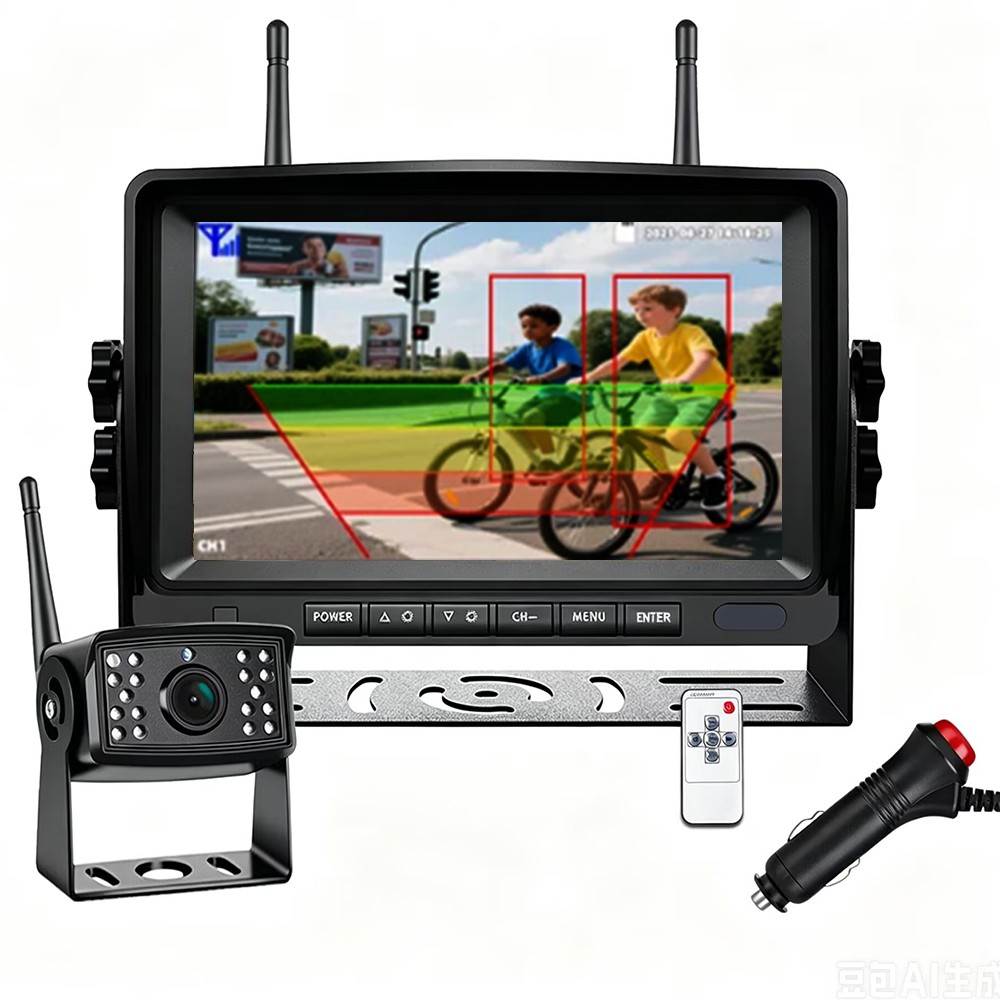 Wireless Car Truck WiFi RV Trailer Rear View Backup Camera 720P iOS Android