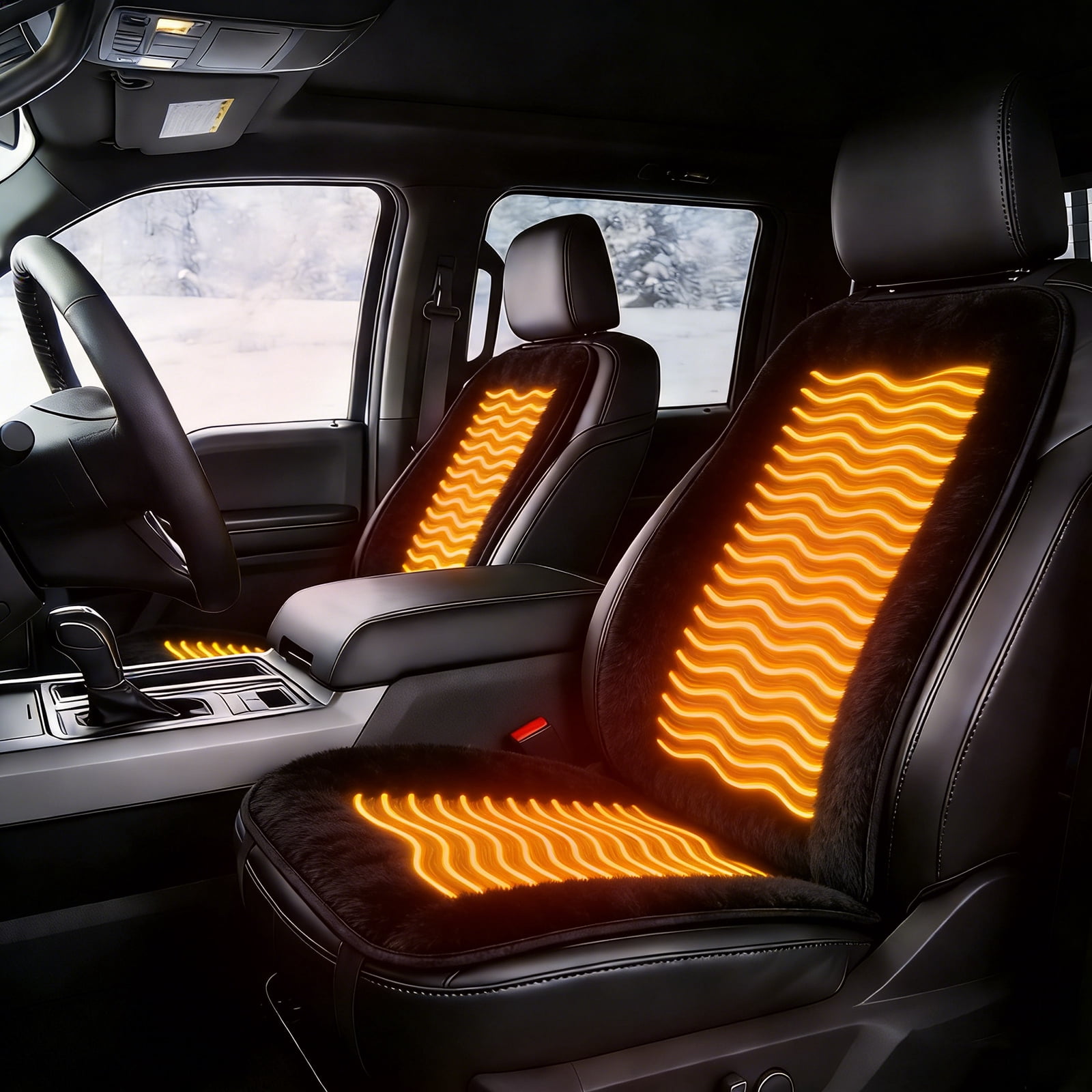 Fast Heated Universal Car Seat Cover Warmer 12V