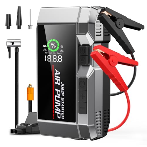 AIPOWAY 7000A Car Jump Starter with Air Compressor, 35000mAh Portable Car Battery Charger