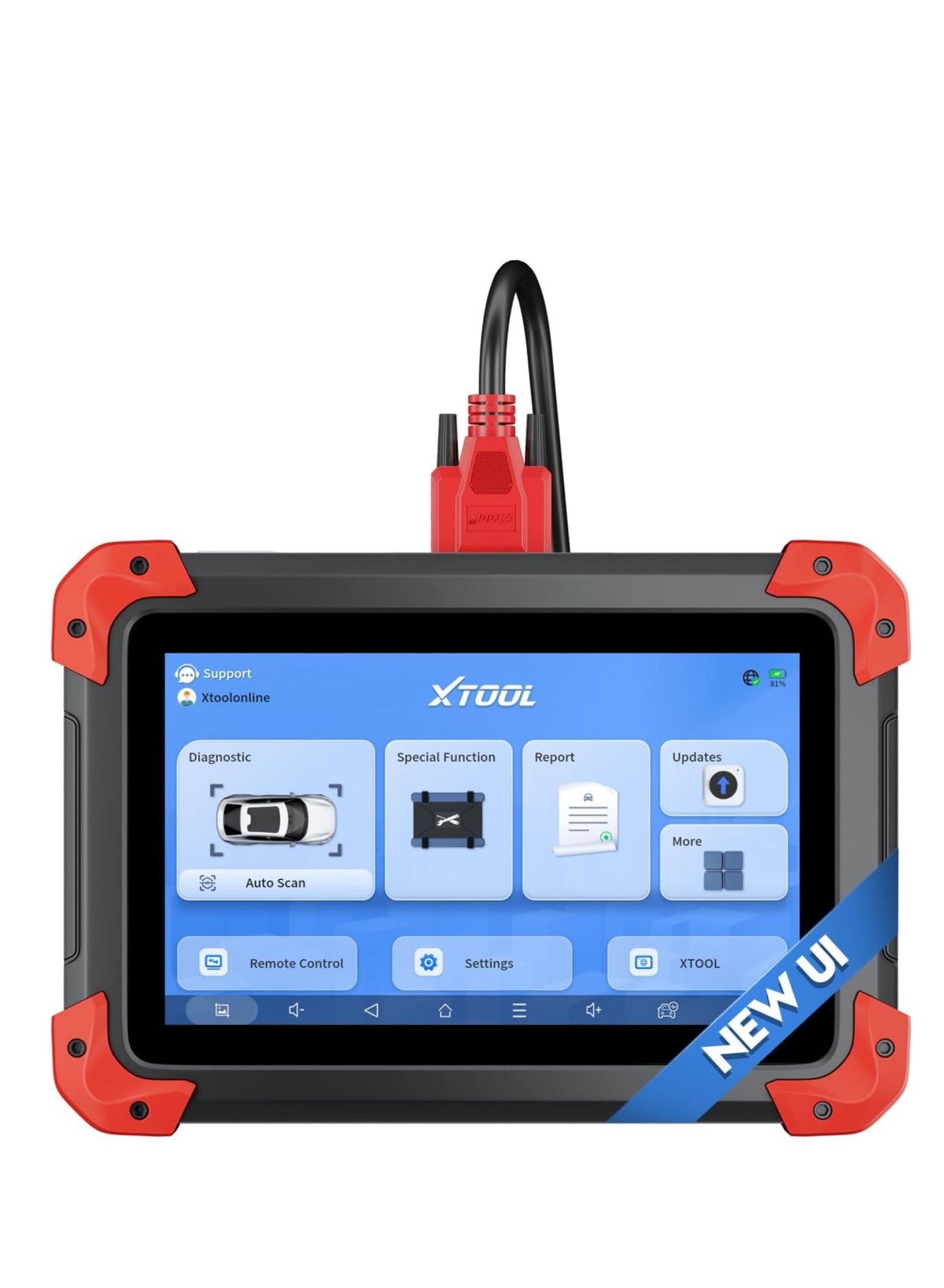 XTOOL D7 V2.0 Bidirectional Diagnostic Tool, Full System OBD2 Scanner, 36 Services
