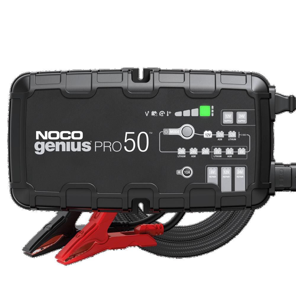 NOCO GENIUSPRO50 50A 6V/12V/24V Professional Battery Charger and Maintainer
