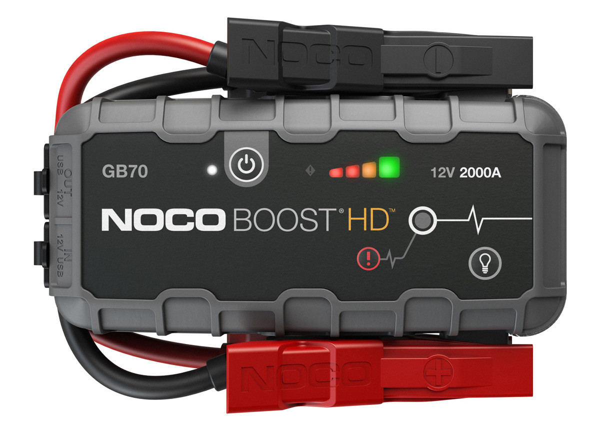 NOCO Boost HD GB70 2000A 12V UltraSafe Portable Lithium Battery Jump Starter