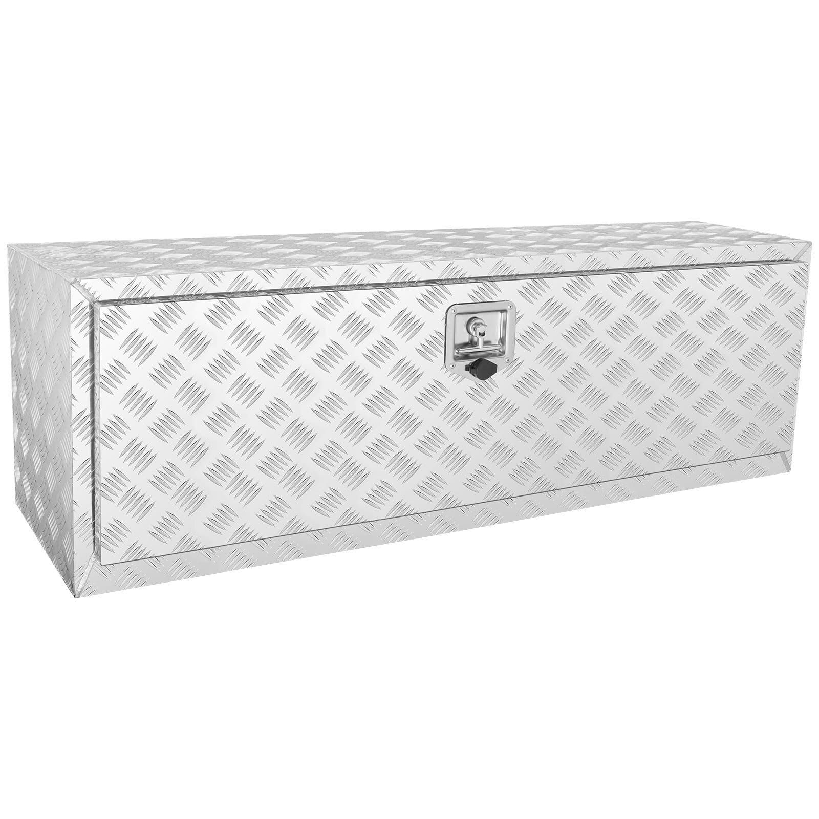 48" Aluminum Truck Tool Box Trailer Pickup Underbody Toolbox Under Bed Storage