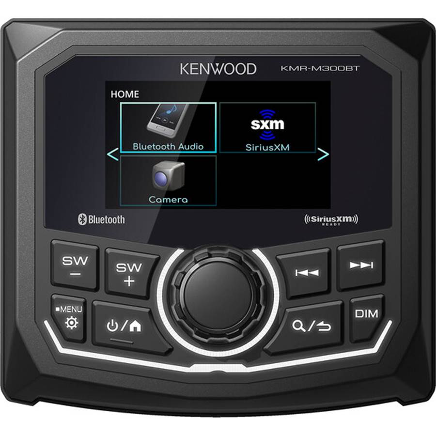 Kenwood KMR-M300BT Marine Digital Media Receiver w/ Built-in Bluetooth (iid from catalog)