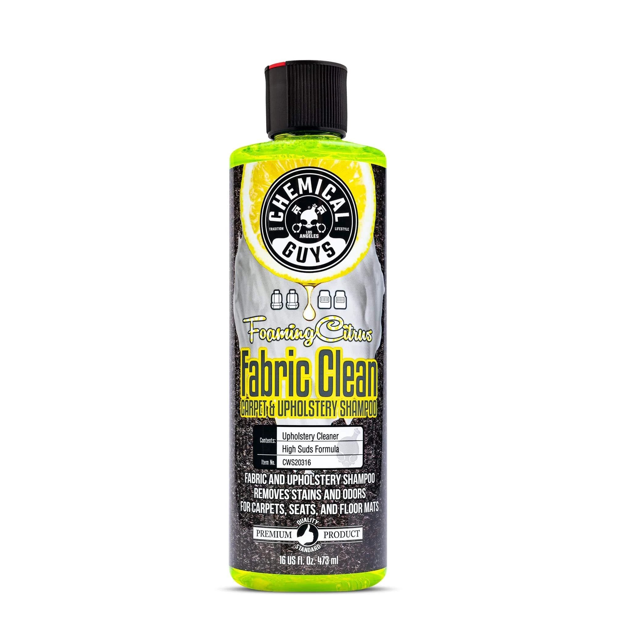 Chemical Guys CWS20316 Foaming Citrus Fabric Clean 16oz