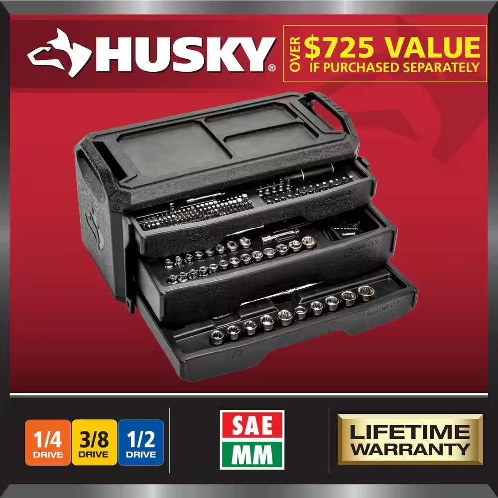 Husky 280-Piece Mechanics Tool Set H280MTS