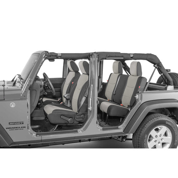 Diver Down Neoprene Seat Cover Set Fits Jeep JK 2007-2018 Wrangler Front and Rear