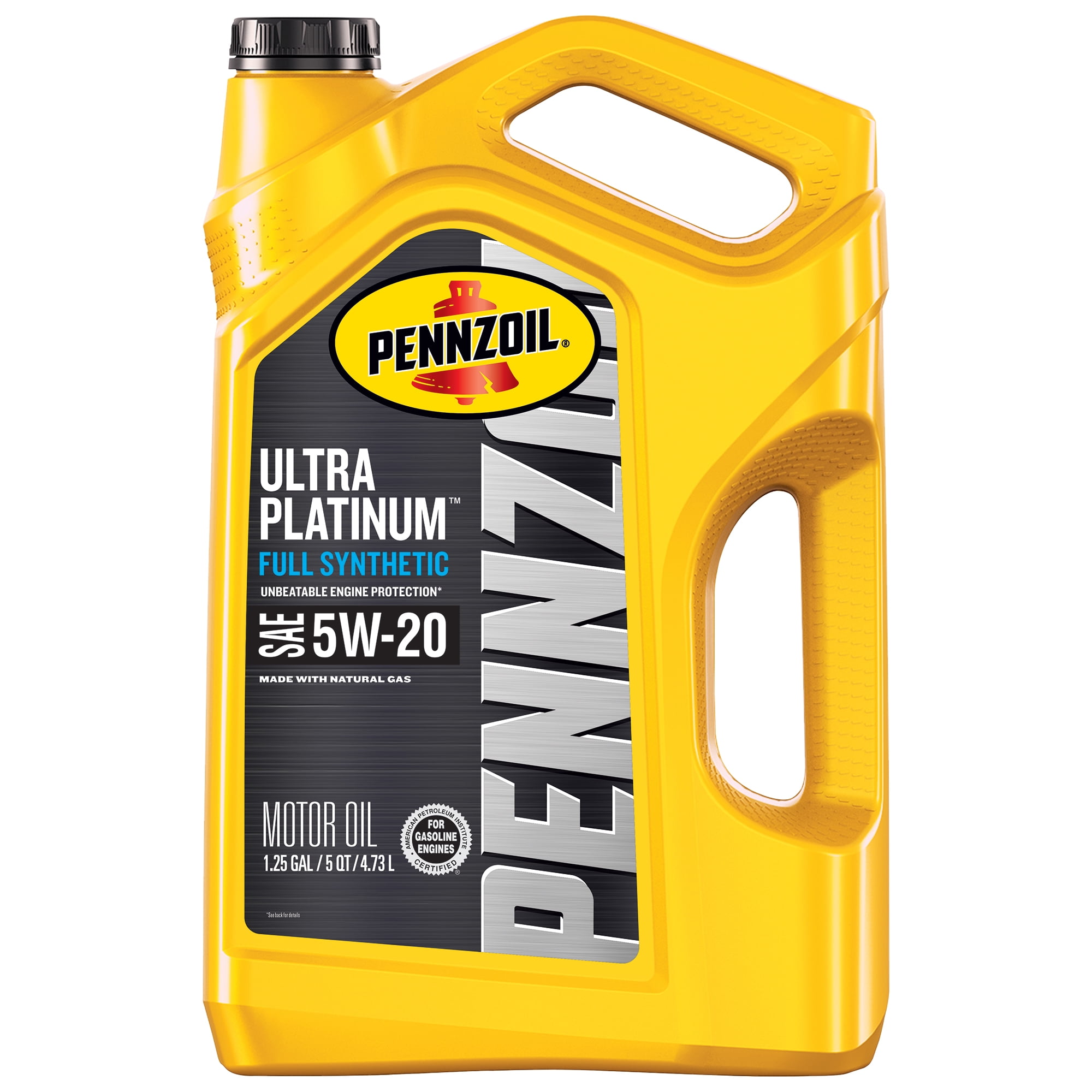 Pennzoil Ultra Platinum Full Synthetic 5W-20 Motor Oil, 5 Quart