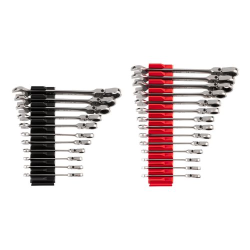 Tekton WRC95304 Flex Head 12-Point Ratcheting Combination Wrench Set
