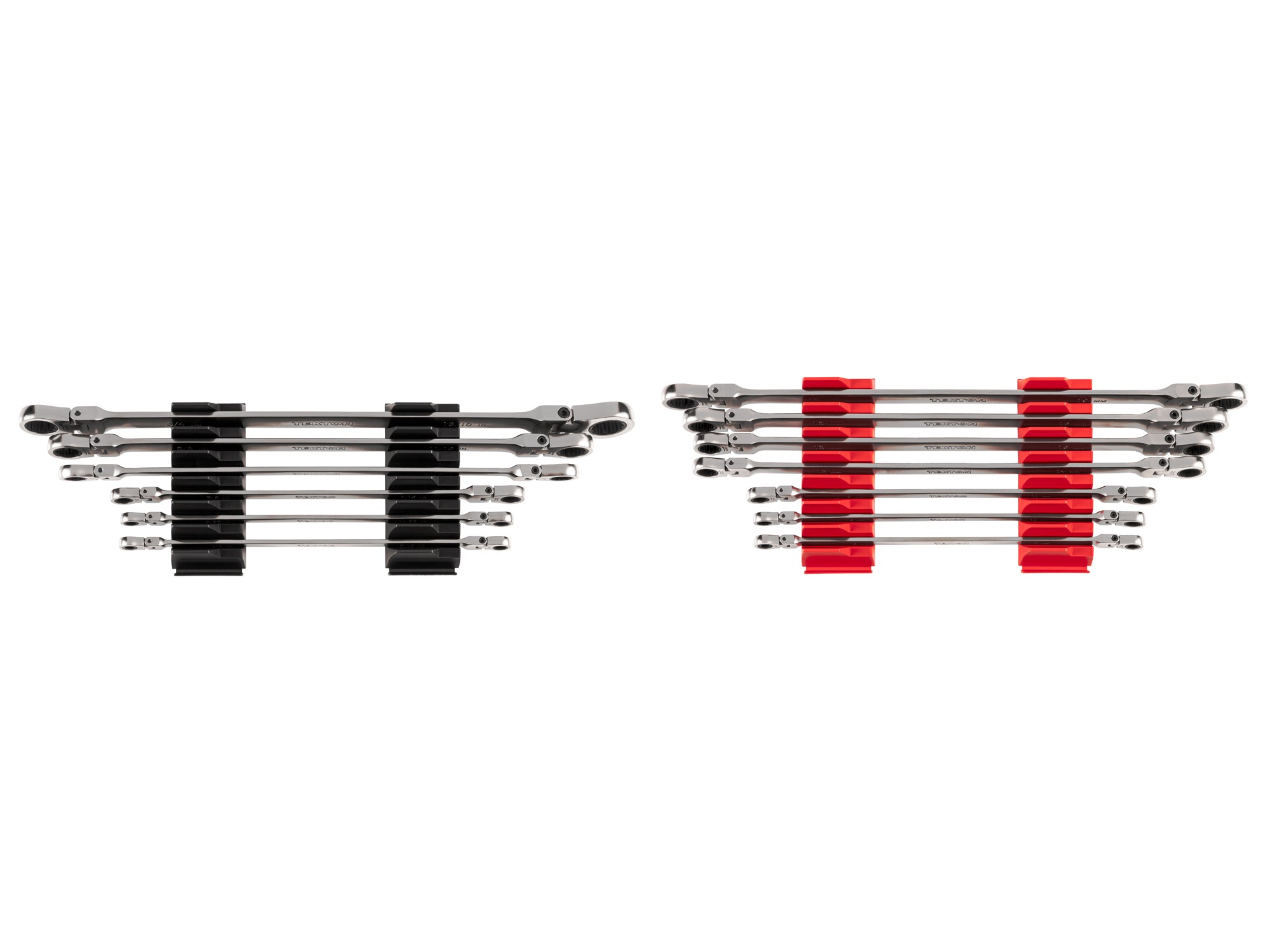 Tekton WRB96302 Long Flex-Head 12-Point Ratcheting Box End Wrench Set