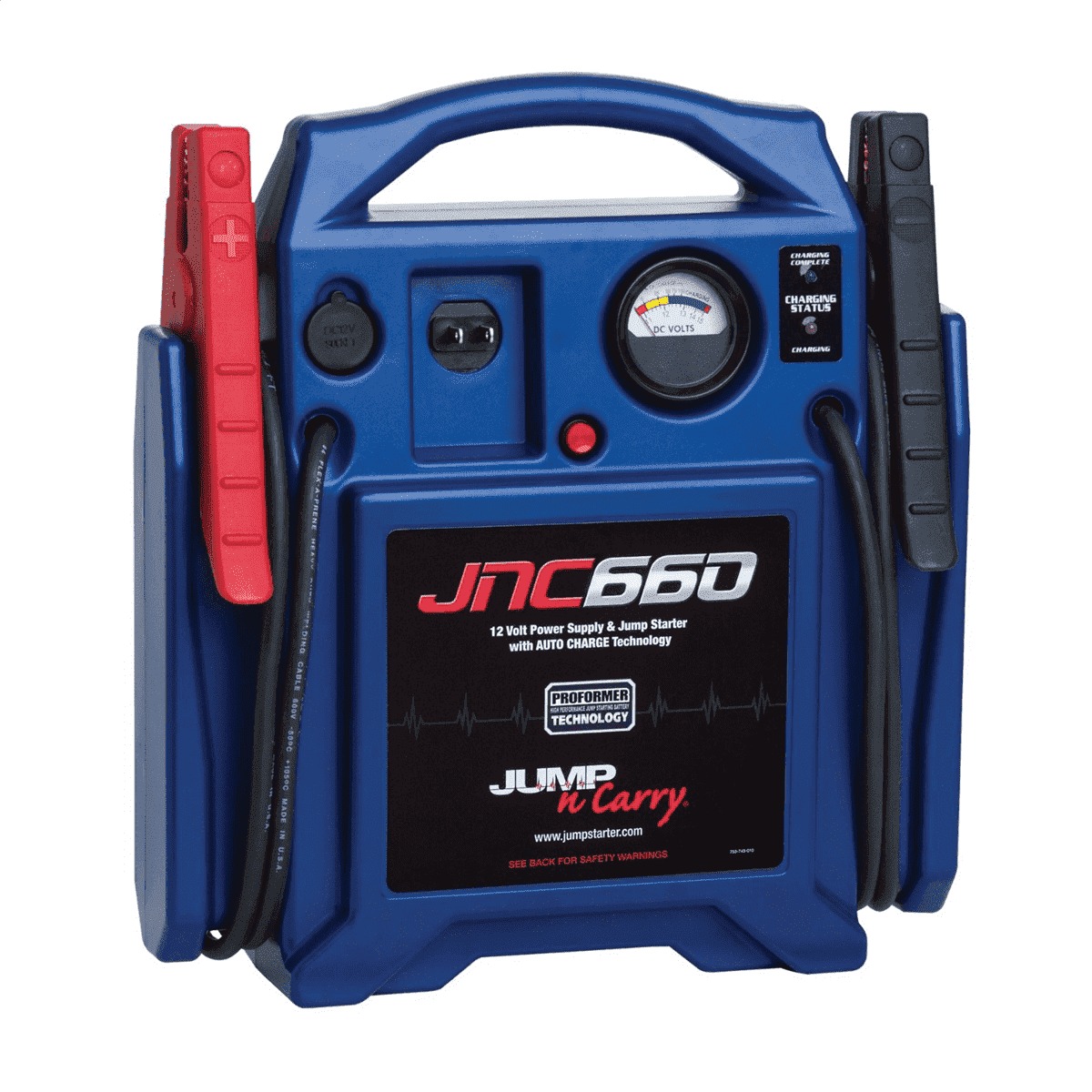 Clore JNC660 Jump-N-Carry 1700 Peak Amp Jump Starter