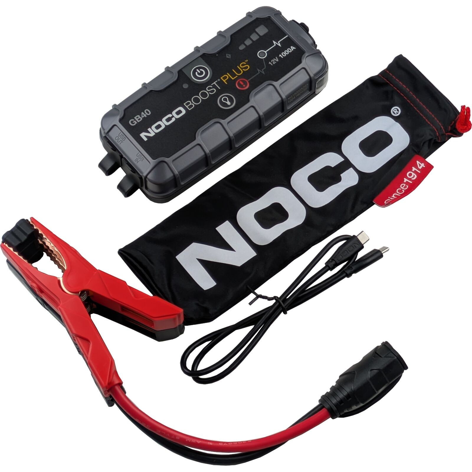 NOCO Boost GB40 1000A UltraSafe Jump Starter 12V Lithium Booster Pack