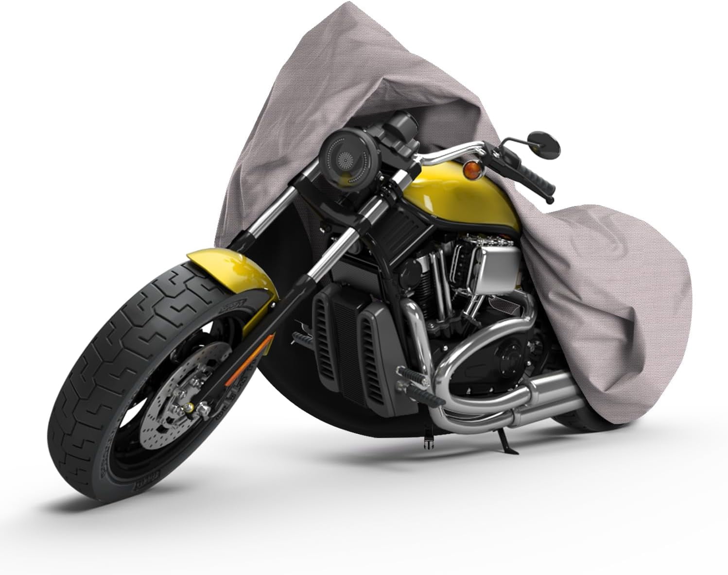 Seal Skin Waterproof Motorcycle Cover Outdoor UV Windproof Reflective Strip