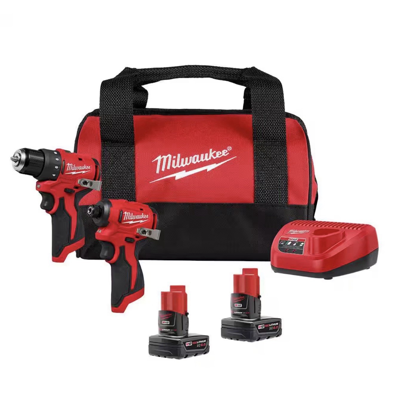 Milwaukee M12 Brushless 12V Drill/Driver & Impact Driver 2-Tool Set
