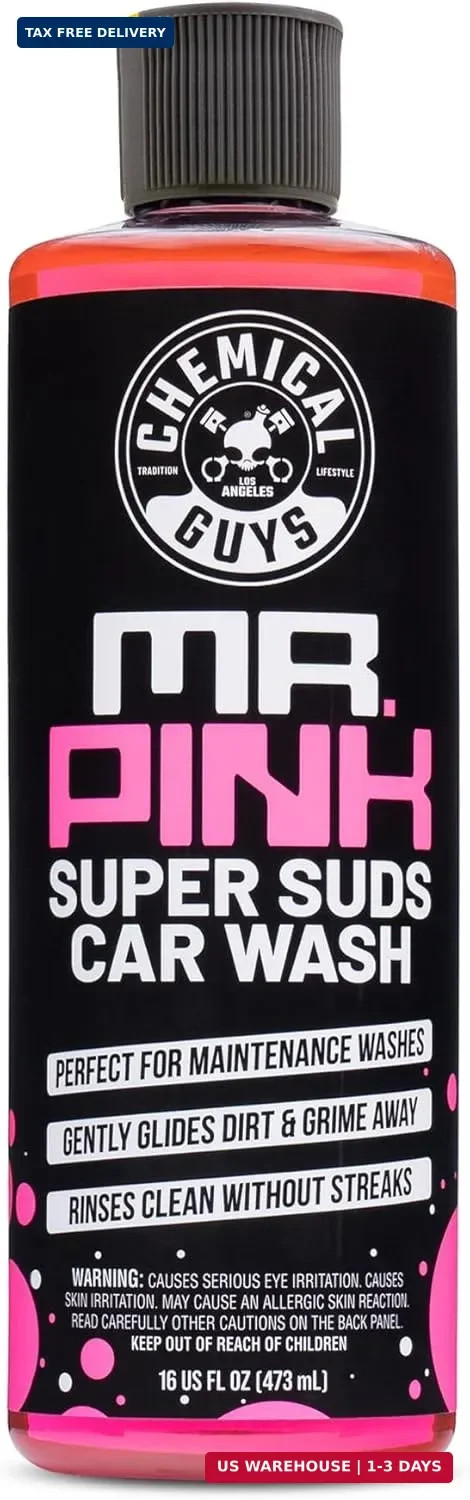 Chemical Guys Mr. Pink Super Suds Car Wash Soap, 16 oz (CWS_402_16)
