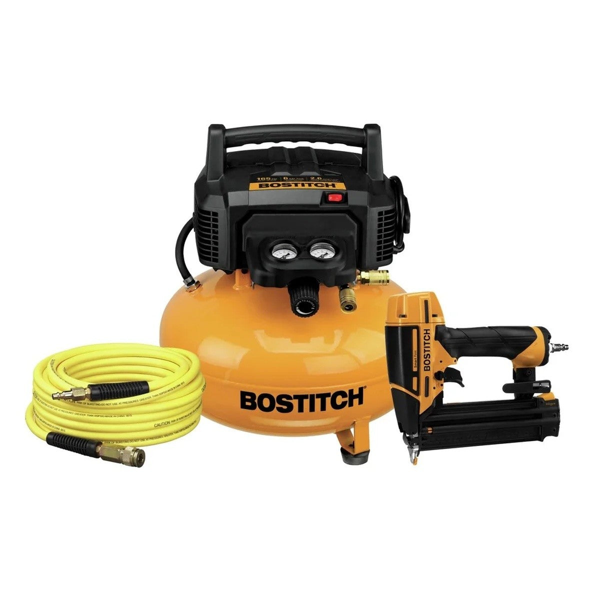 Bostitch BXCM1KIT18SP 6 gal 150 PSI Air Compressor w/ Brad Nailer Kit