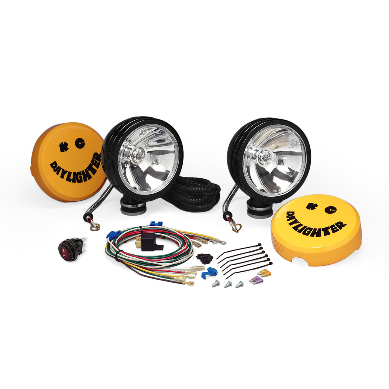 KC HiLiTES 238 Daylighter 6" Halogen 100W Spot Beam Lights, Pair