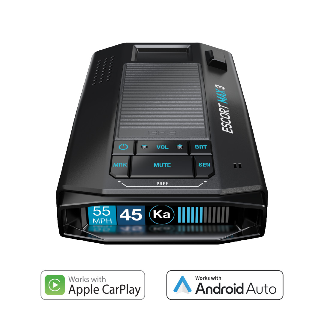 ESCORT MAX 3 Laser Radar Detector Bluetooth Gps Auto Learning