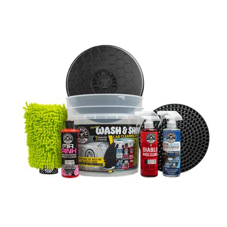 Professional Wash & Shine Car Cleaning Kit (7 Essential Products)