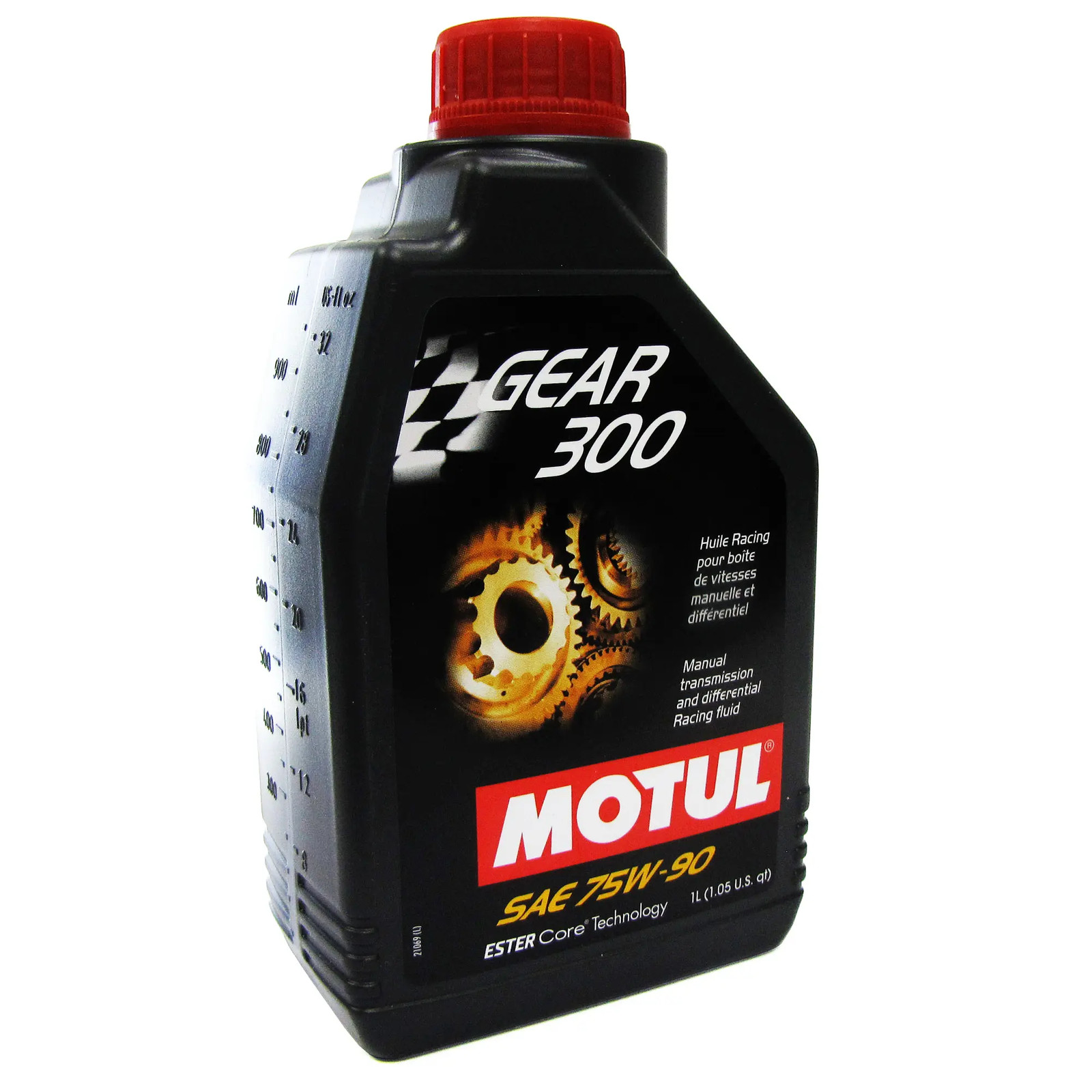 Motul Gear 300 75W-90 100% Synthetic Gear Oil, 1 Liter (105777)