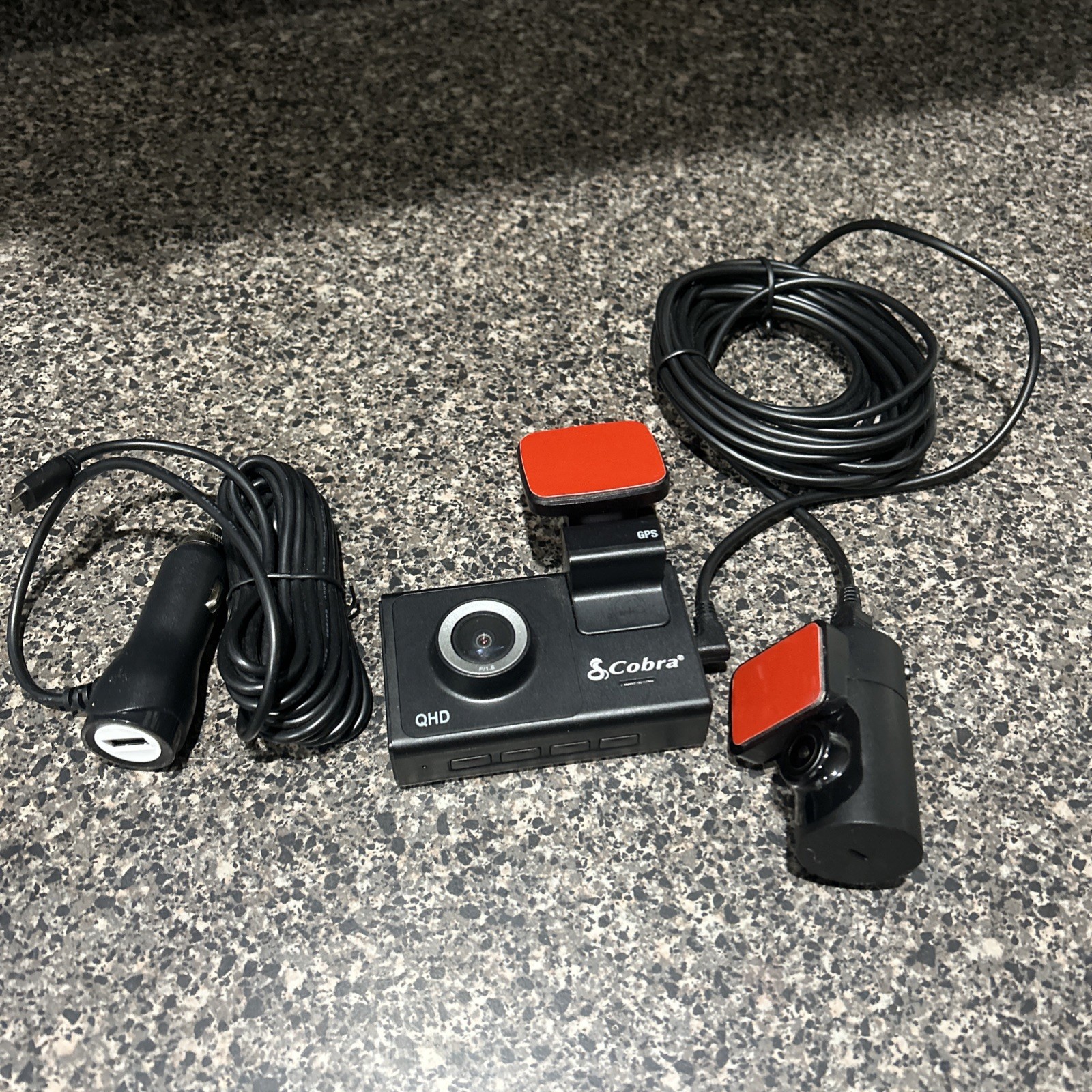 Cobra SC200D Smart Dash Cam, Front and Rear, QHD+ 1600p, Wi-Fi, GPS
