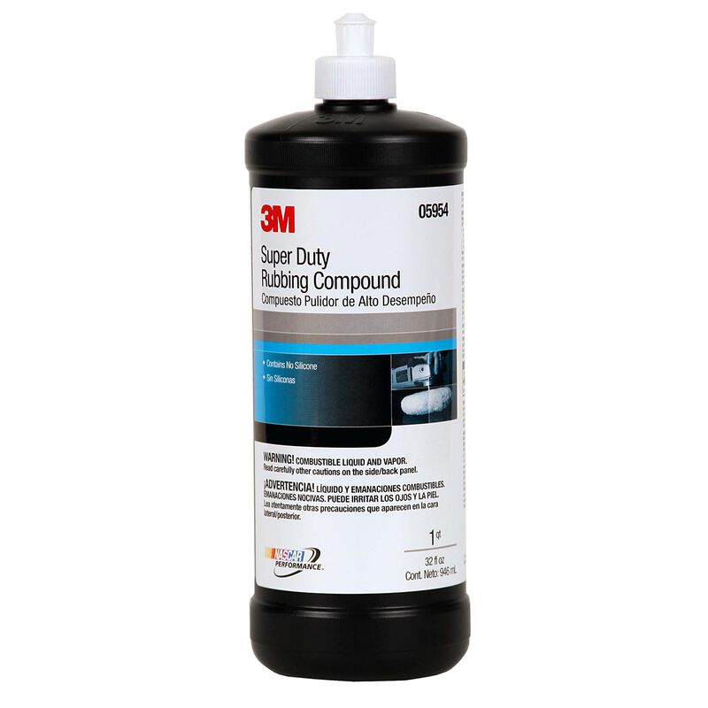 3M Super Duty Rubbing Compound 05954, 1 Quart (32 fl oz)