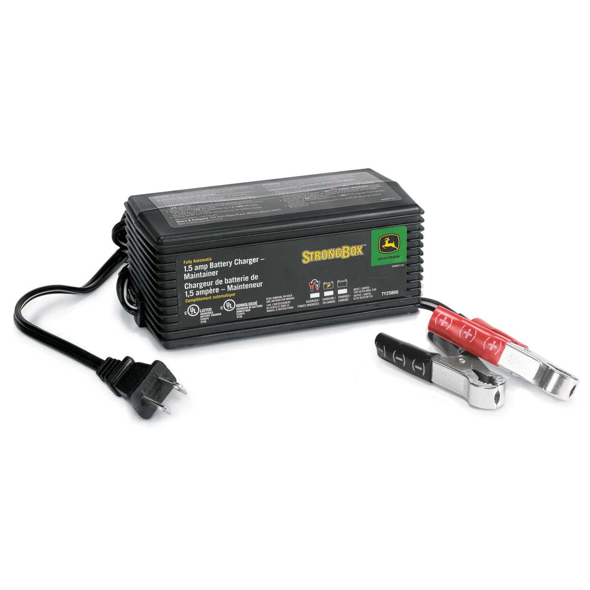 John Deere Battery Charger and Maintainer 1.5 Amp TY25866