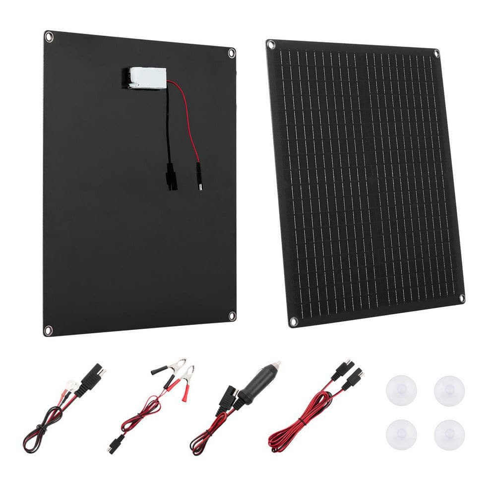 Solar Car Battery Trickle Charger and Maintainer 12V Solar Panel Power Battery Charger