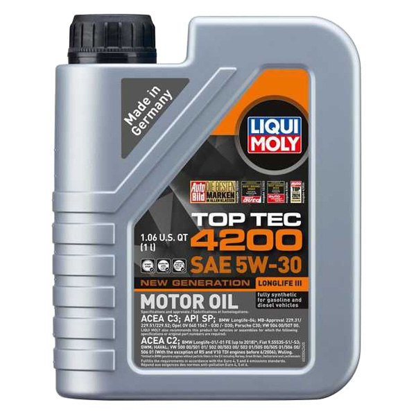 LIQUI MOLY Top Tec 4200 SAE 5W-30 New Generation 5 Liter