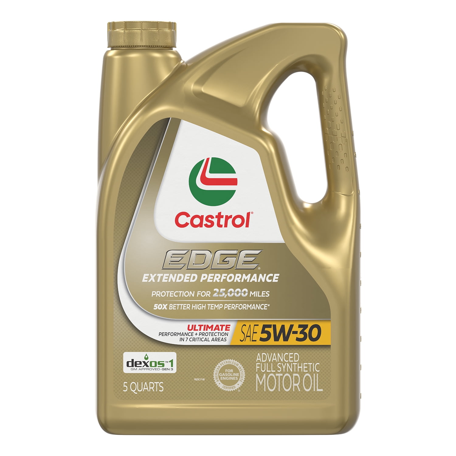 Castrol GTX Full Synthetic 5W-20 Motor Oil 5 Quarts Pack of 3