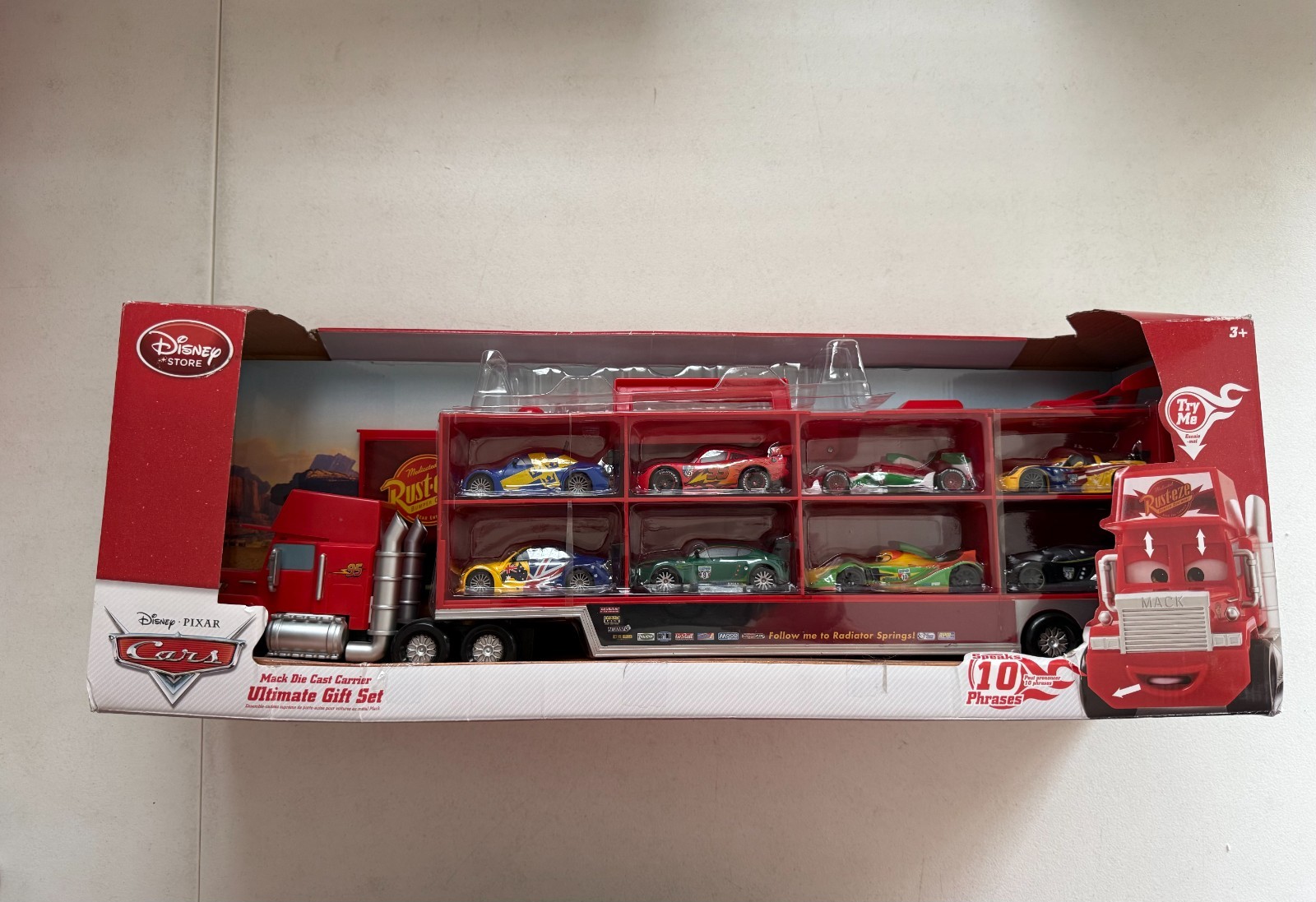 Gift Set of 15 Disney Pixar Cars Diecast 1:55 Mack McQueen Sally Doc Mater
