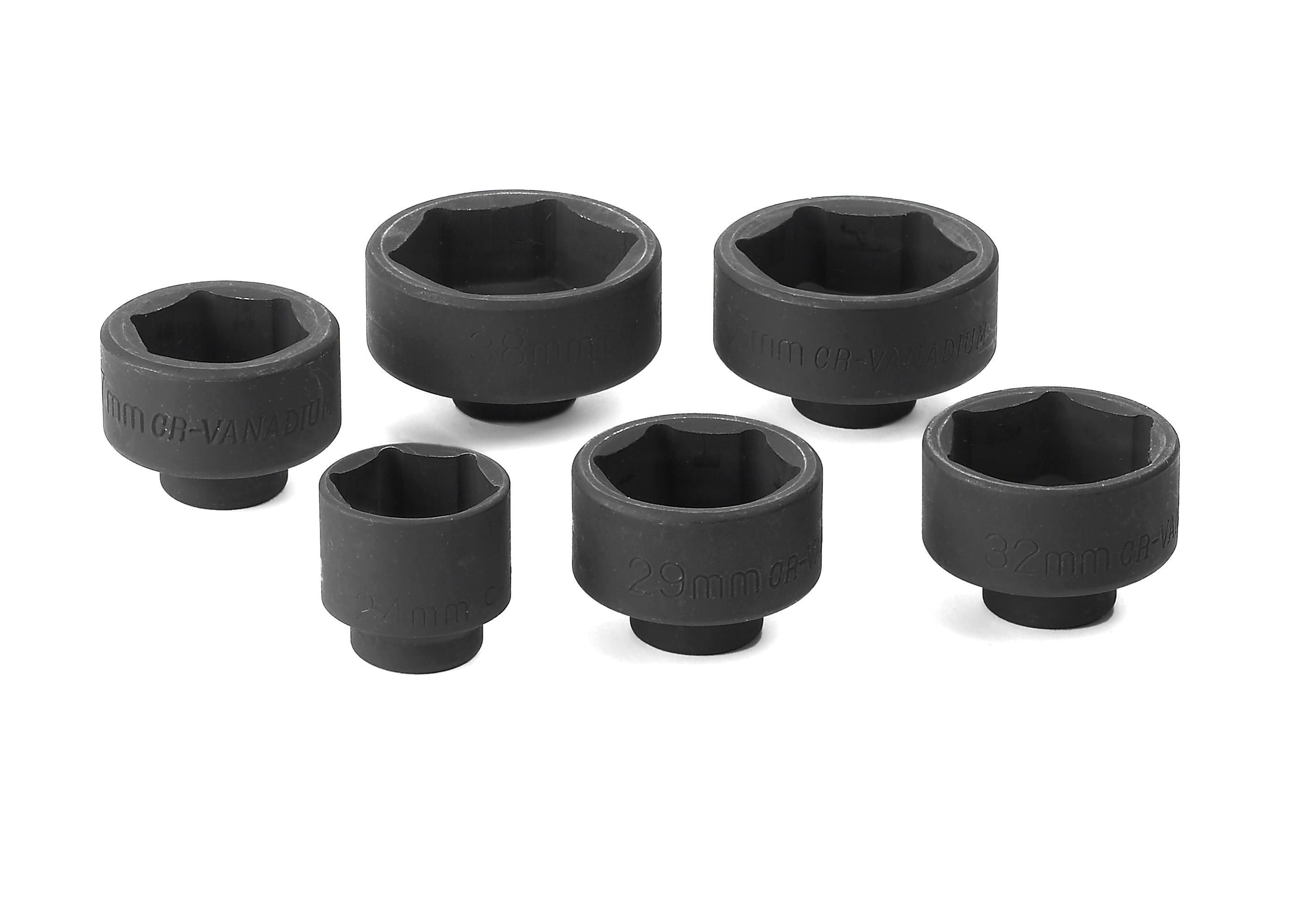 GearWrench 41890 6-Pc Oil Canister Socket Set
