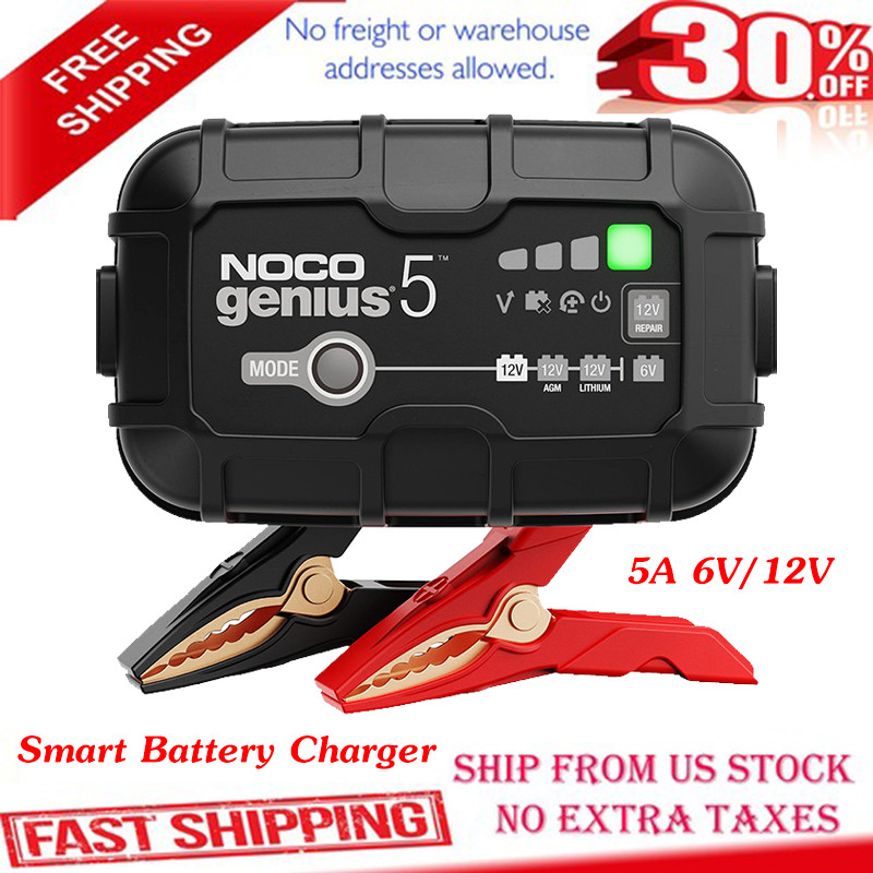 NOCO GENIUS5 5A Smart Battery Charger / Maintainer