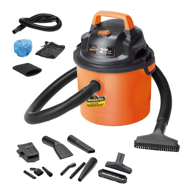 Armor All 2.5 Gallon 2 Peak HP Wet/Dry Vacuum VOM205P 0901