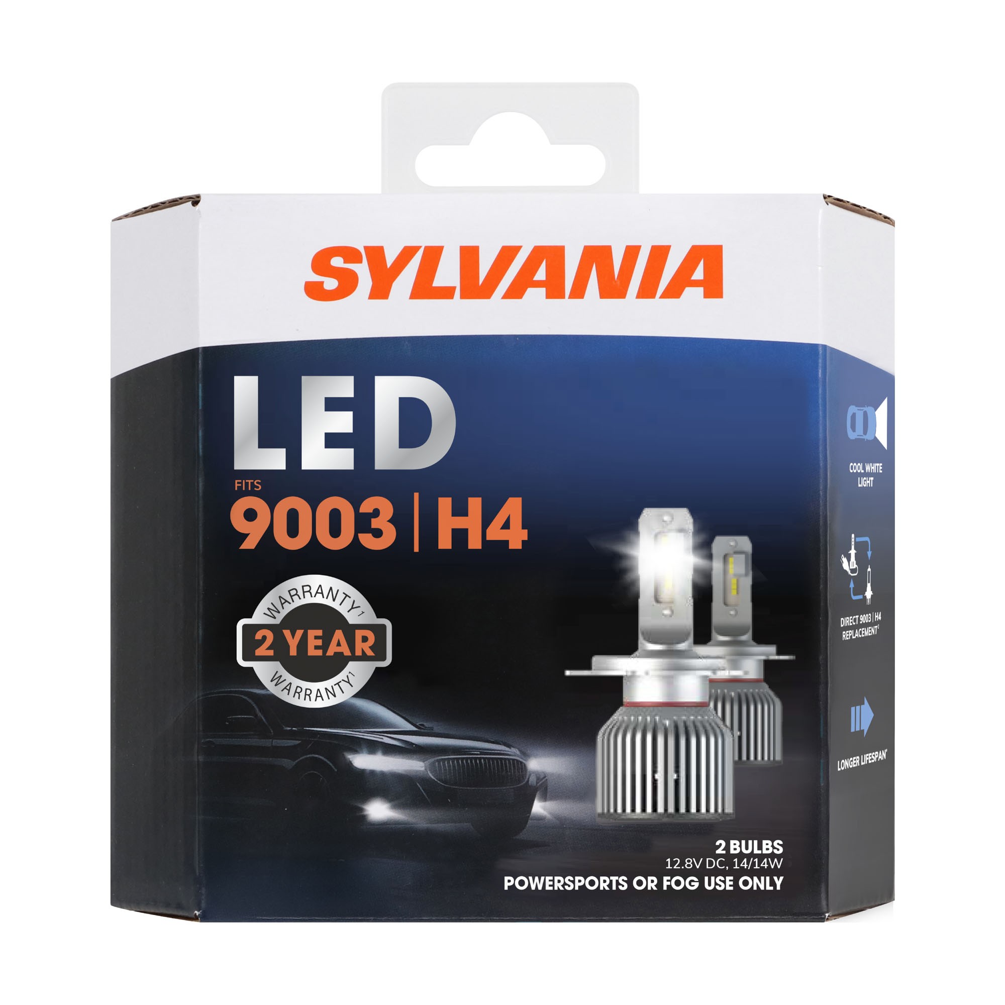 SYLVANIA 9003 LED Fog Lights for Cars & Trucks Headlight Bulbs