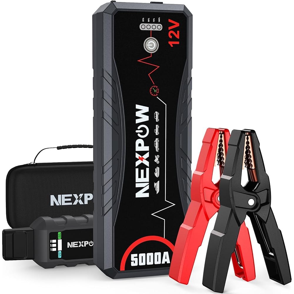 NEXPOW 24000mAh Jump Starter 5000A Peak