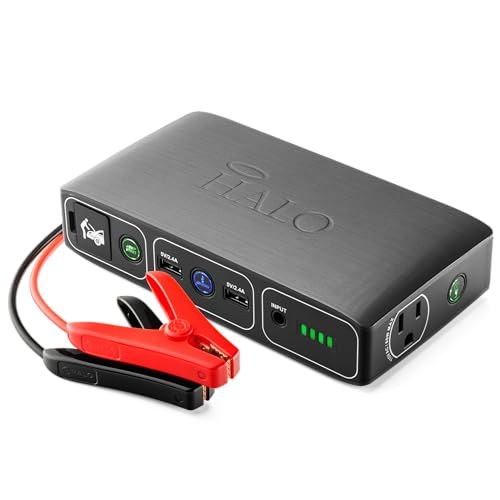 Halo Bolt 58830 Portable Emergency Power Kit with AC Outlet and Floodlight