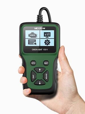 NEXPOW OBD2 Scanner V311 Automotive Engine Fault Code Reader with Battery Test