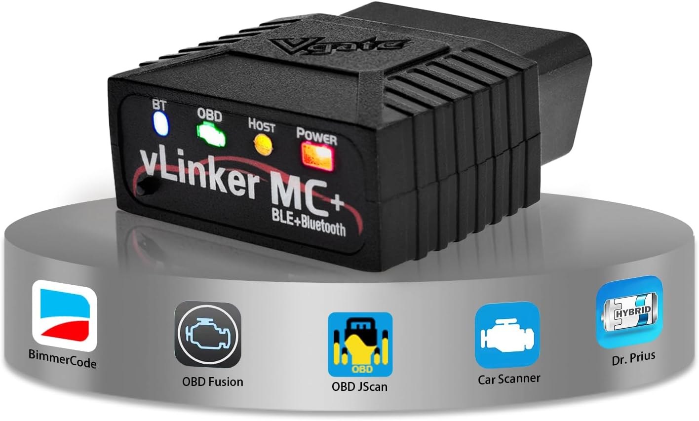 Vgate vLinker MC+ Bluetooth OBD2 Scanner (BT3.0/BLE4.0)