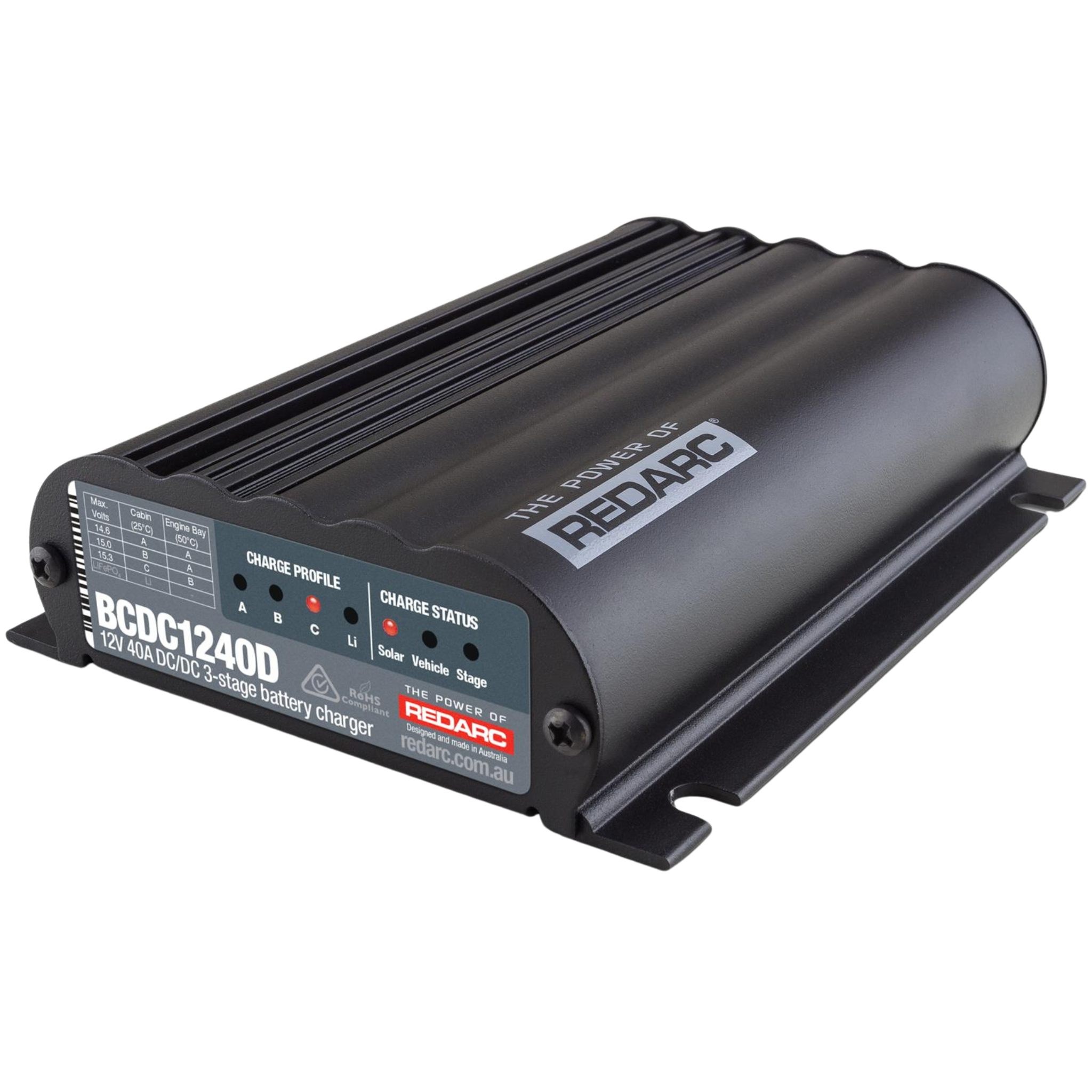 REDARC Dual Input 40A In-Vehicle DC Battery Charger