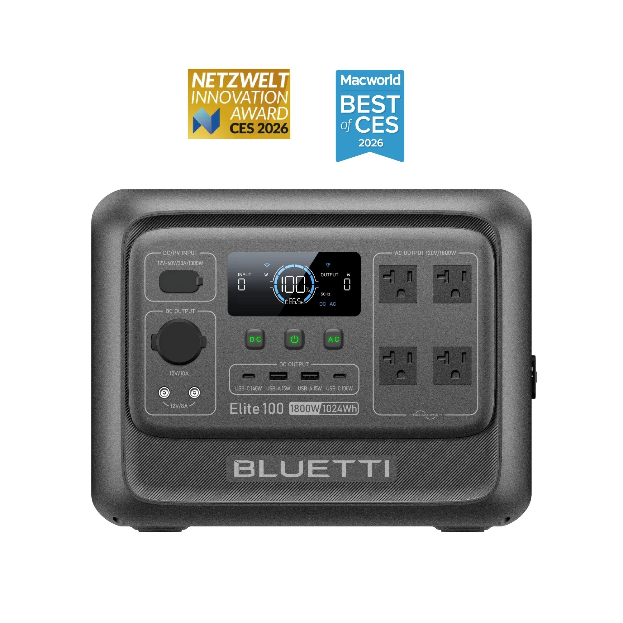 BLUETTI Elite 100 V2 1024Wh Portable Power Station