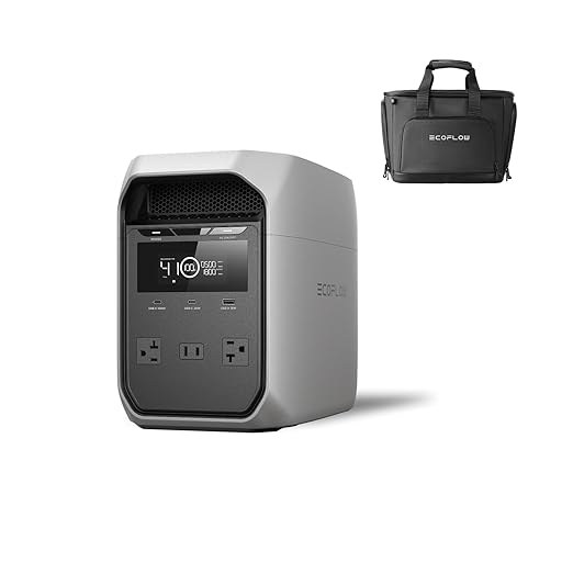 EF ECOFLOW DELTA 3 Portable Power Station, 1024Wh LiFePO4