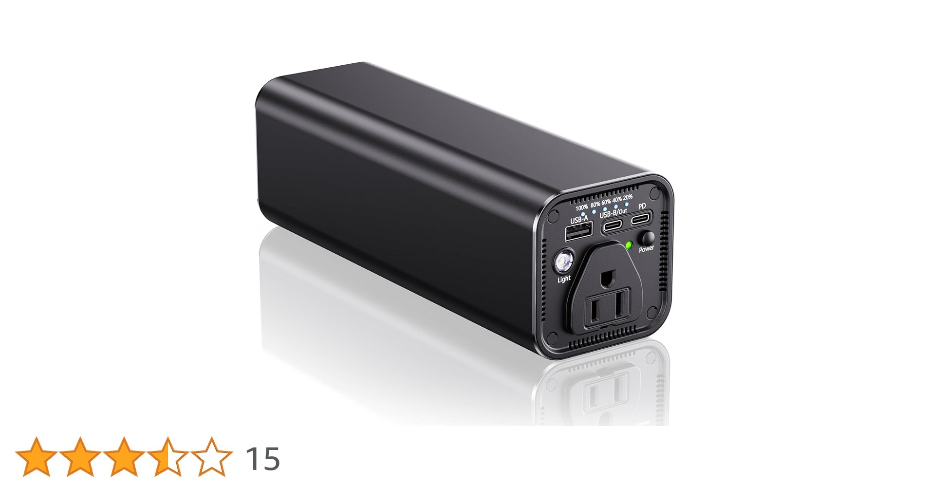 ZEALOTT Portable Power Station 31200mAh 112.3Wh 120W AC