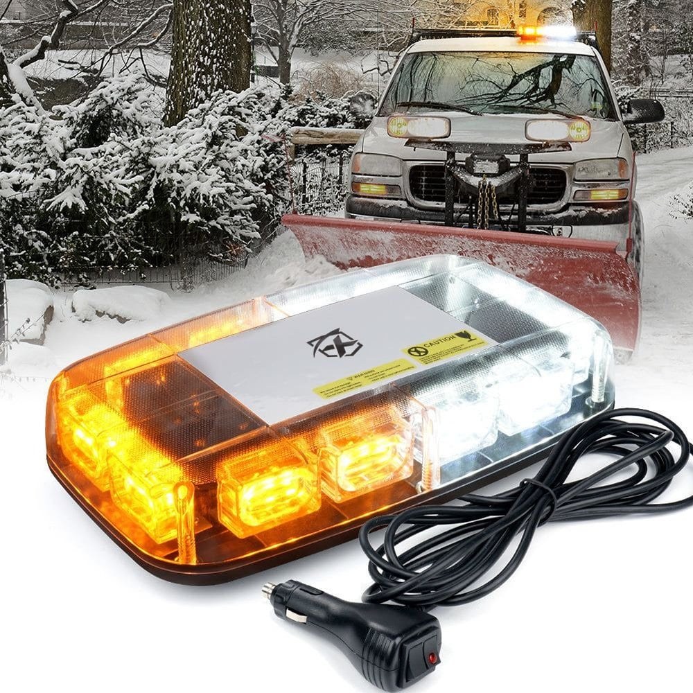 Xprite Amber COB LED Rooftop Strobe Lights Bar