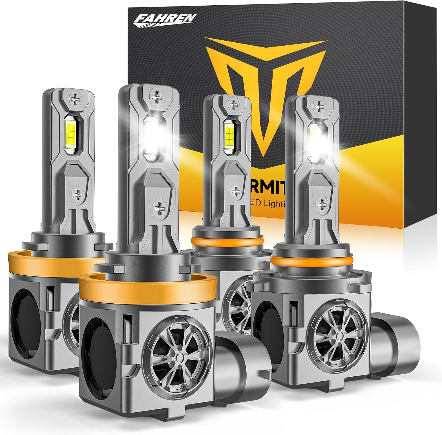 Termitor 9005/HB3 LED Headlight Bulbs, 40000LM, 6500K