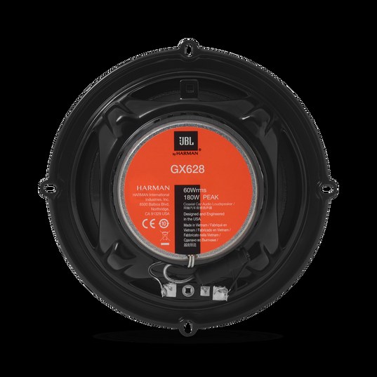 JBL GX628 GX Series 6.5-inch 180W Peak Power 2-Way Coaxial Car Loudspeakers (Pair)